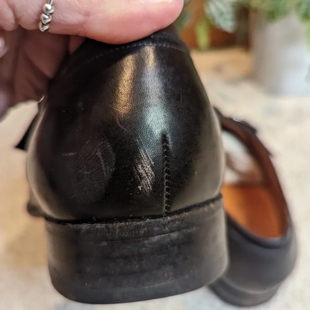 J.M. Weston Beaubourg Monk Strap Leather Derby - Picture 9 of 10